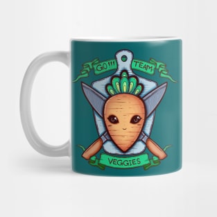 Carrot and Knife Coat of Arms Mug